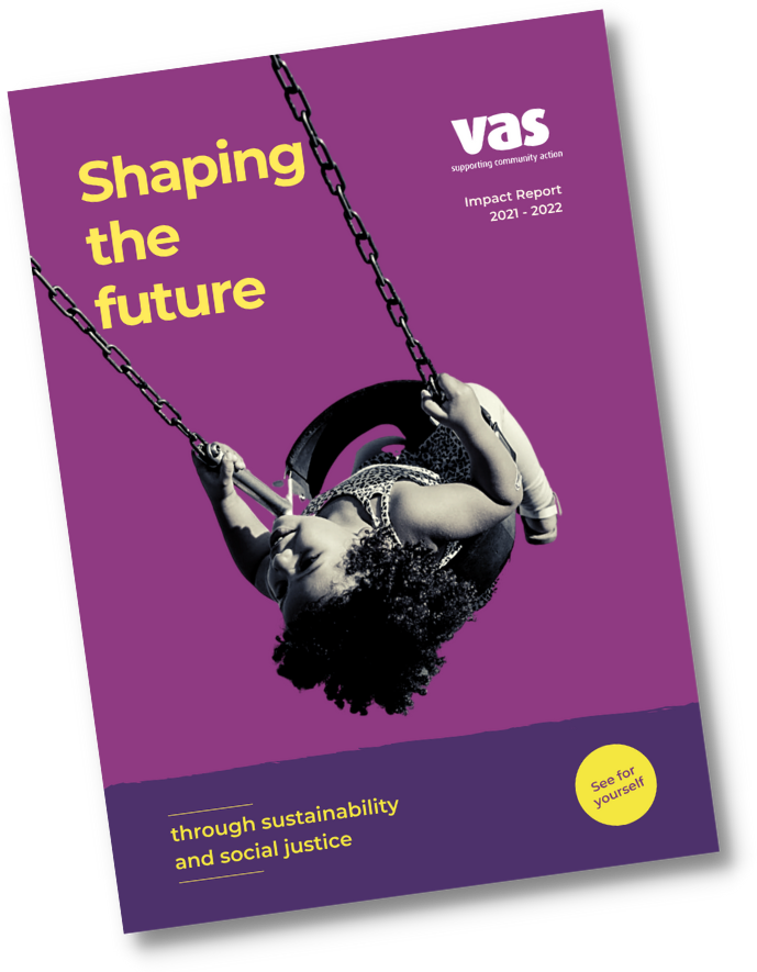 Cover of "Shaping the Future" featuring a child joyfully swinging on a swing against a bright, inviting background.